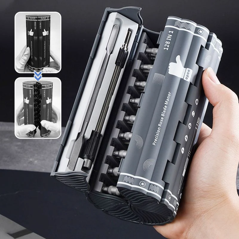 128pcs Precision Screwdriver Set for Electronics & Computer disassembly - Image 2