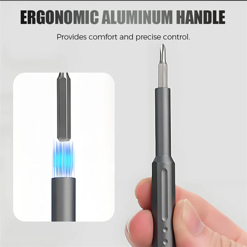 🛠️ 49-in-1 Pro Screwdriver Set: Conquer 99% of screws worldwide! 🚀 Your all-in-one solution for electronics, appliances, and DIY projects. 🎄 Christmas SALE 50% OFF - Limited offer! - Magnetic | Anti-slip | Portable - Image 3