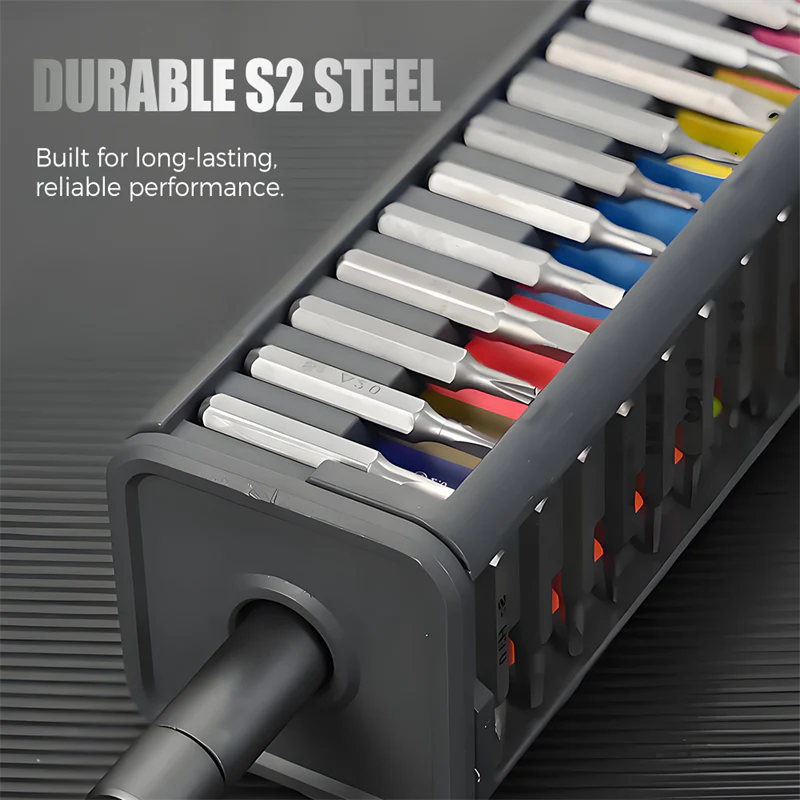 🛠️ 49-in-1 Pro Screwdriver Set: Conquer 99% of screws worldwide! 🚀 Your all-in-one solution for electronics, appliances, and DIY projects. 🎄 Christmas SALE 50% OFF - Limited offer! - Magnetic | Anti-slip | Portable - Image 4