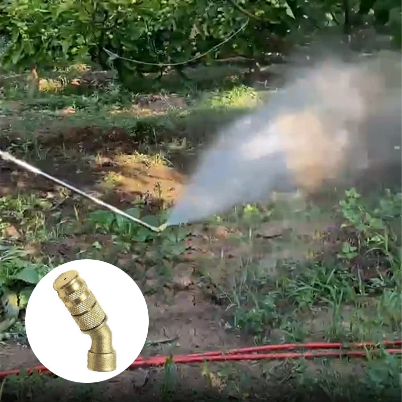 Adjustable Brass Sprayer Nozzle - 45° Tilted - Image 2