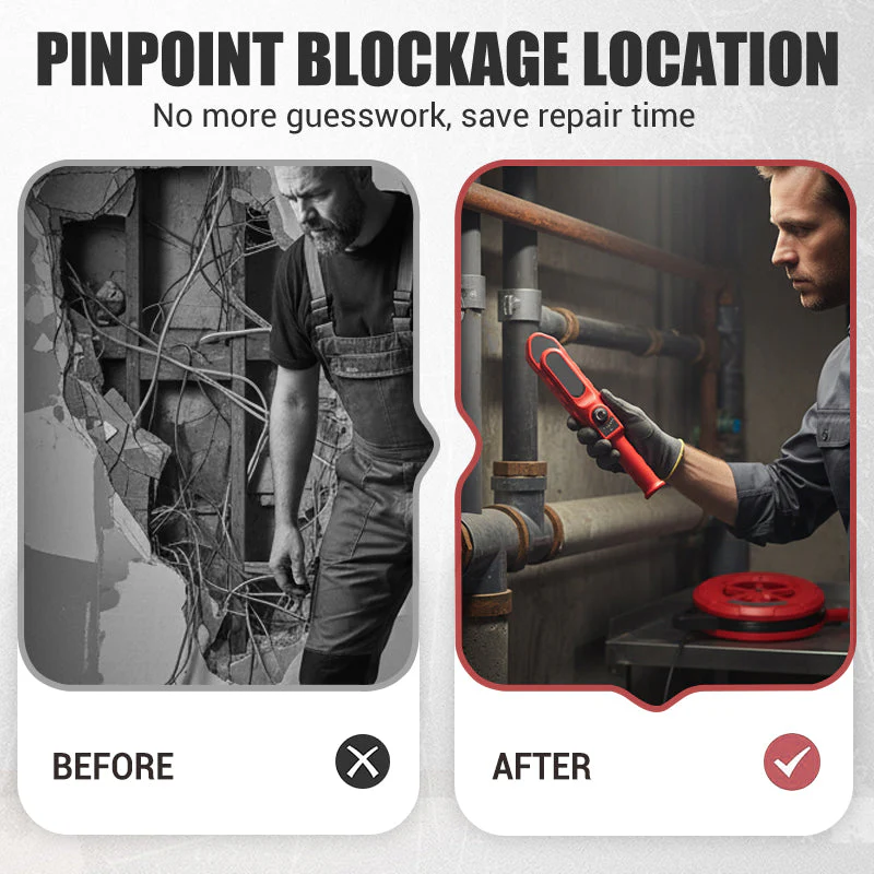 📢📢50%  OFF !! ⏰Professional Pipe Blockage Detector - Image 3