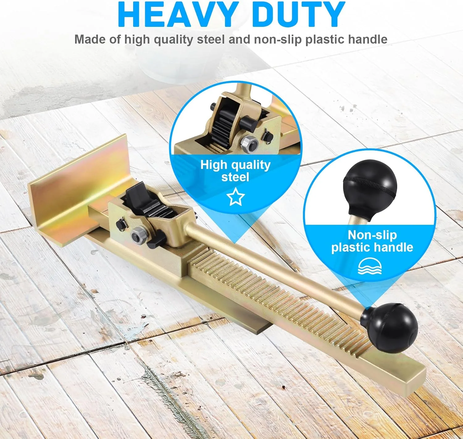 Professional Ratcheting Hardwood Plank Jack - Image 6