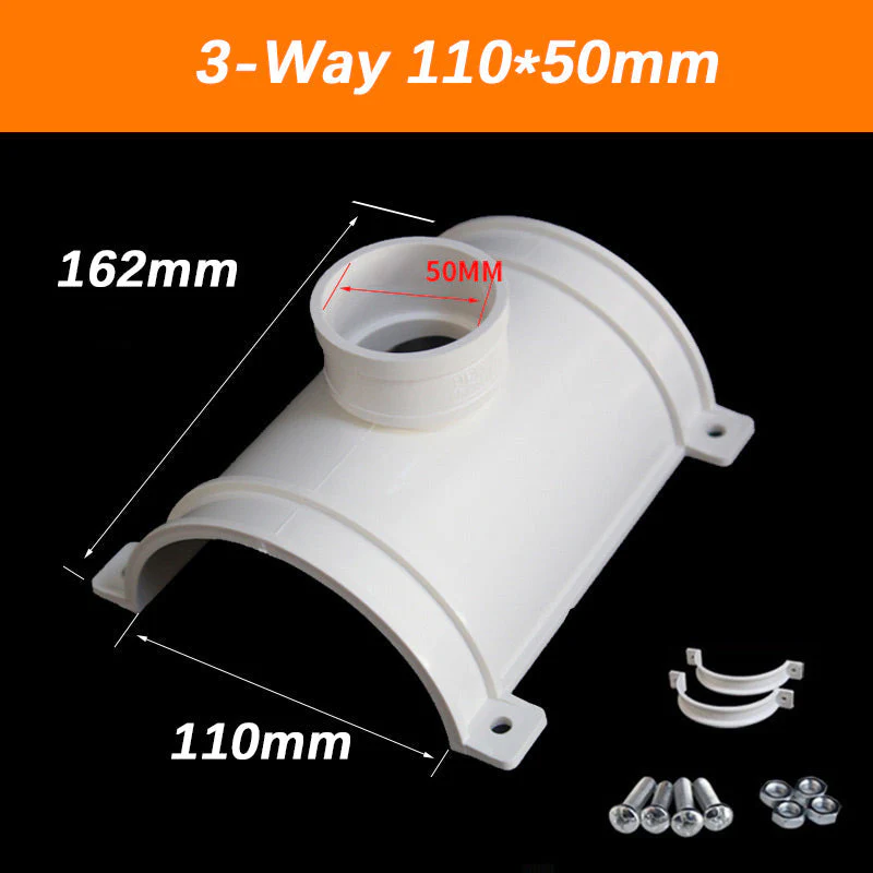 PVC Saddle Tee Kit Water Pipe Fittings - Image 12