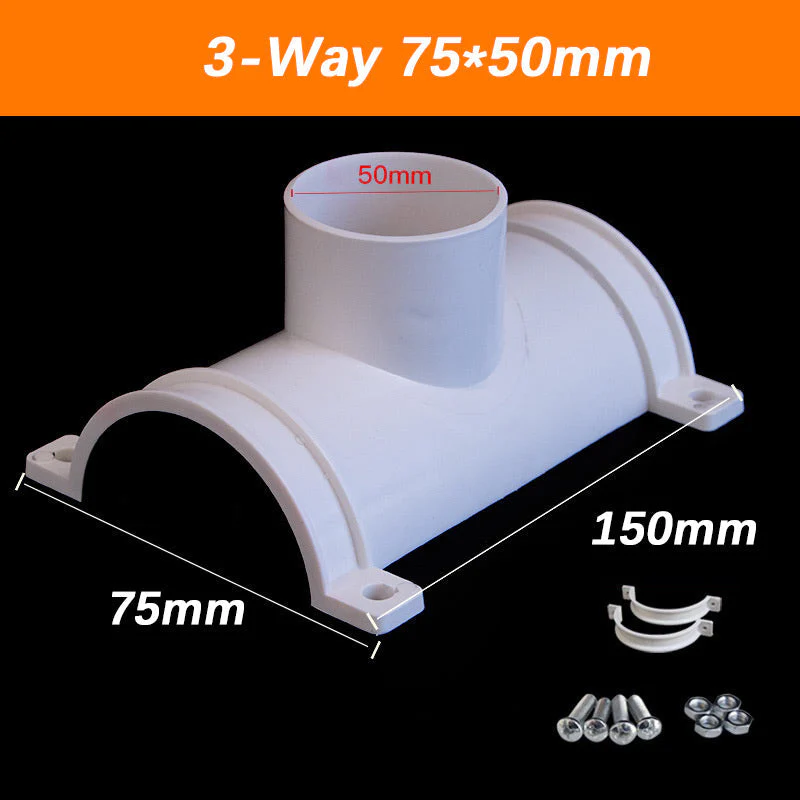 PVC Saddle Tee Kit Water Pipe Fittings - Image 9