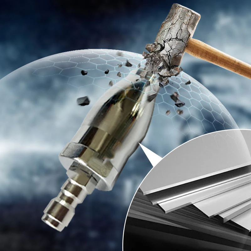 Quick Connect Double Spray Fitting & Rotating Nozzles For High Pressure Washer Gun - Image 5