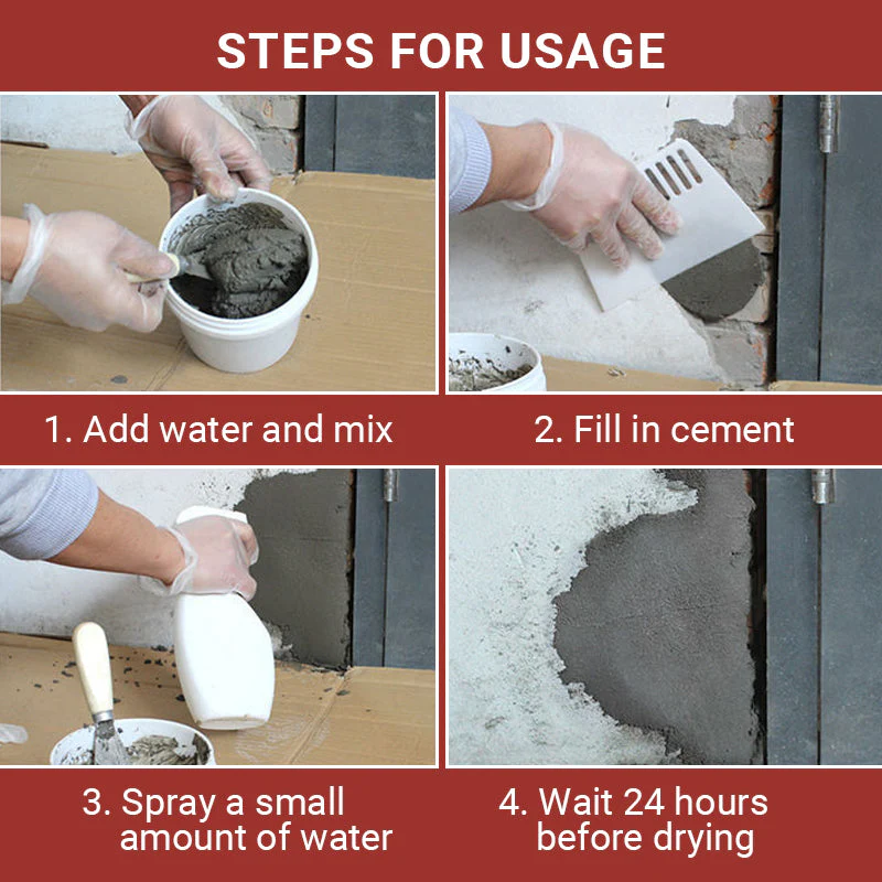 Floor Quick Dry Waterproof Repair Cement - Image 7