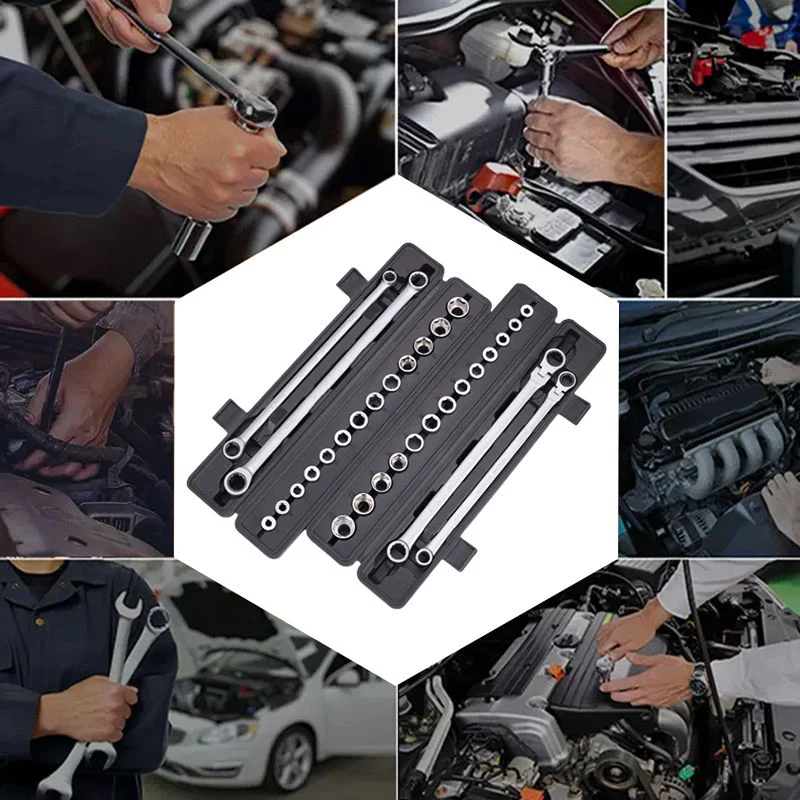 15pcs Adjustable Ratchet Wrench Kit（50%OFF） - Image 6