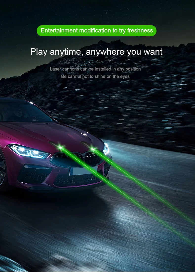 Car Safety Warning Long-range Remote Pilot Laser Light - Image 2