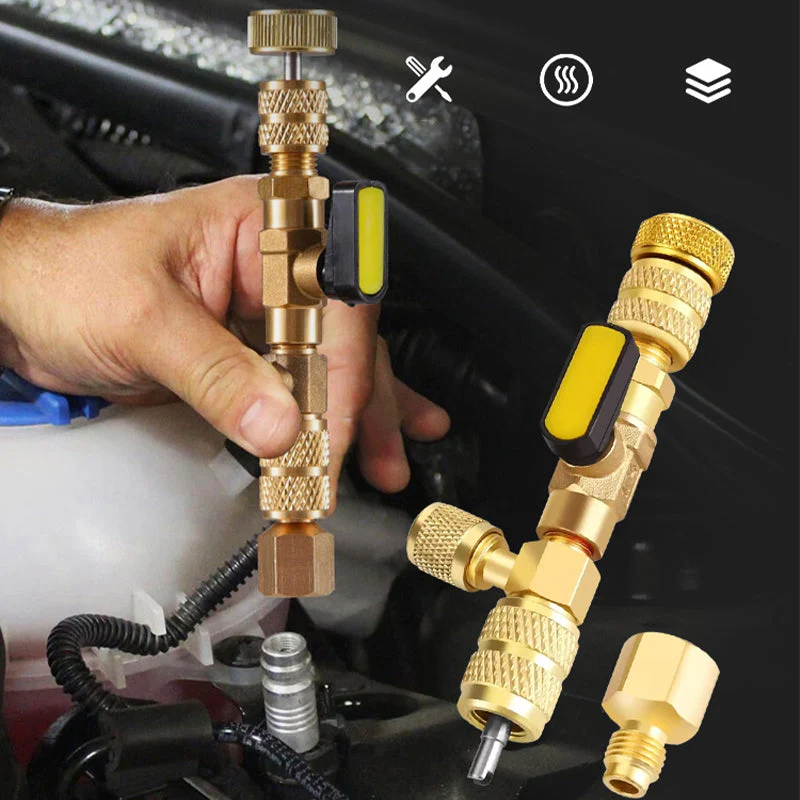 AC Valve Core Removal Tool with SAE 1/4 & 5/16 Port - Image 2