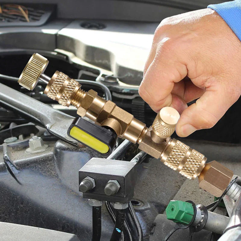 AC Valve Core Removal Tool with SAE 1/4 & 5/16 Port - Image 9