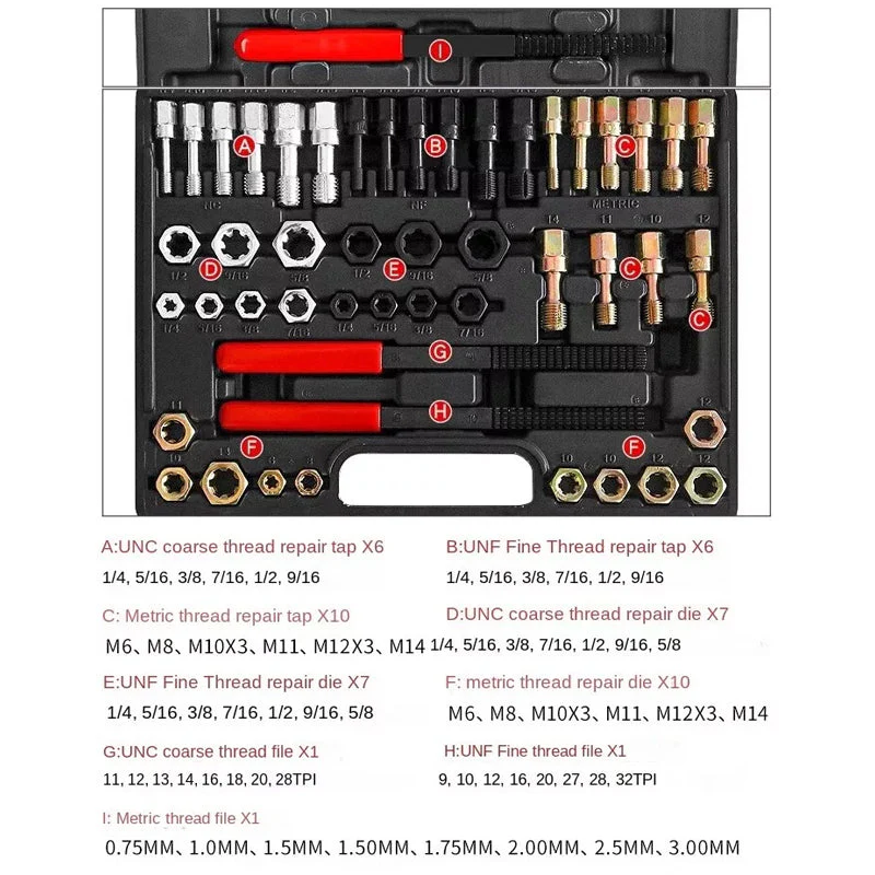 🔩Nut Screw Thread Repair Tool Set🧰 - Image 4