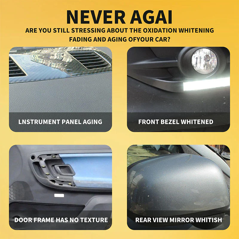 Automotive Plastic Interior Crystal Coating Refinishing Restorer - Image 4