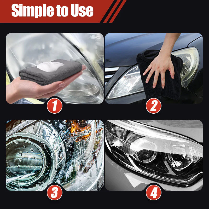 180ml Professional Car Headlight Restorer with Sponge（50% OFF） - Image 8