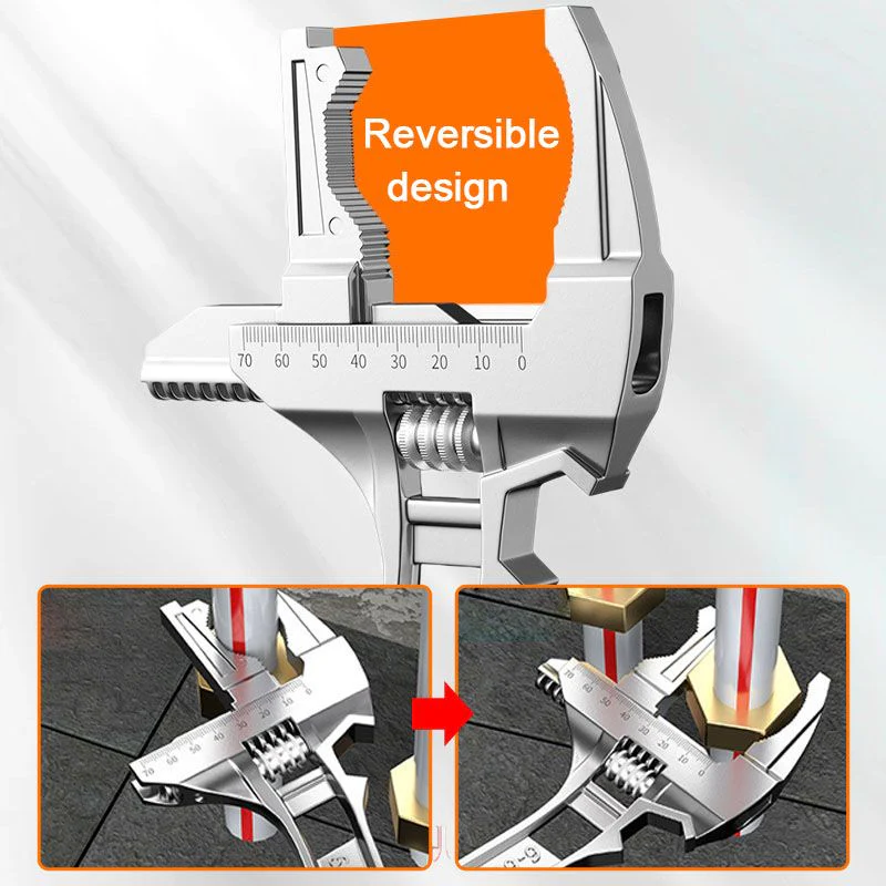 Reversible Sink Wrench with 6-68mm Jaw Opening - Image 7