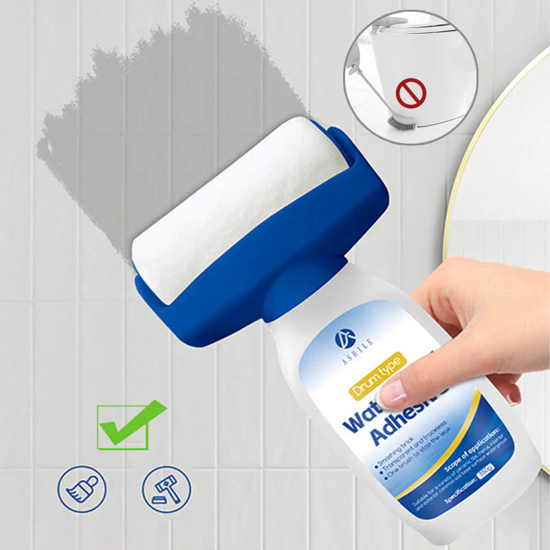 Transparent Waterproof Adhesive with Roller Brush - Image 4