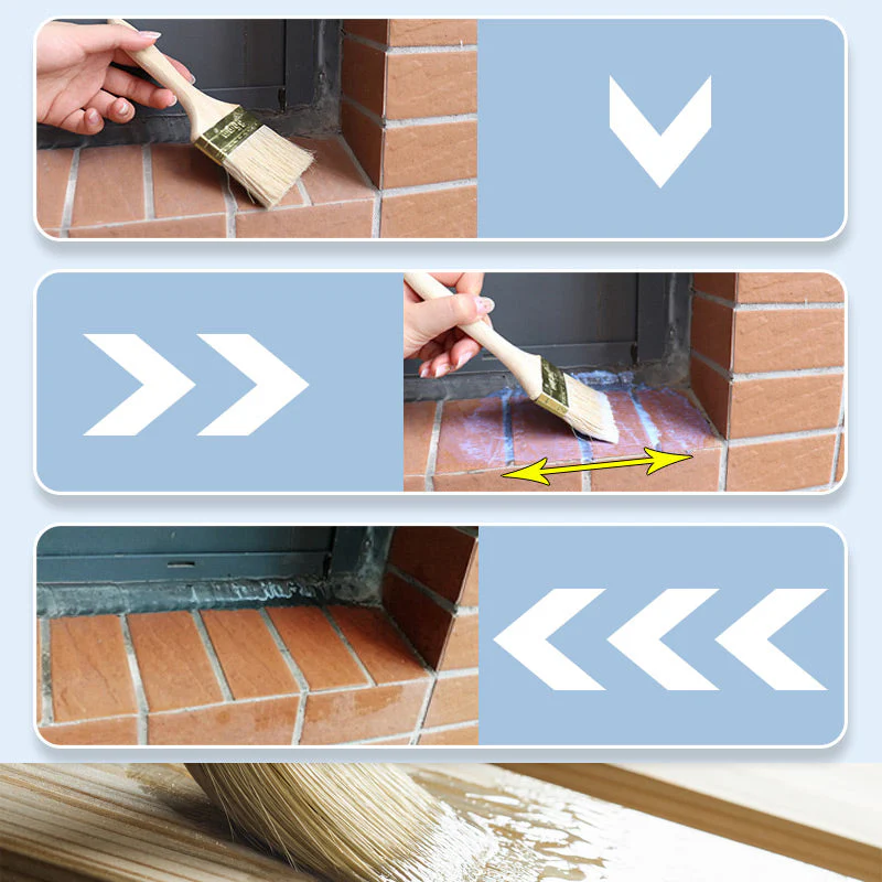 Transparent Waterproof Adhesive with Roller Brush - Image 6