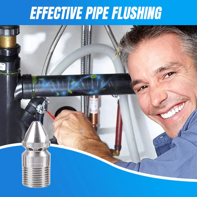 🔥2025 new hot sale🔥Rotary High-Pressure Sewer Jetting Nozzle