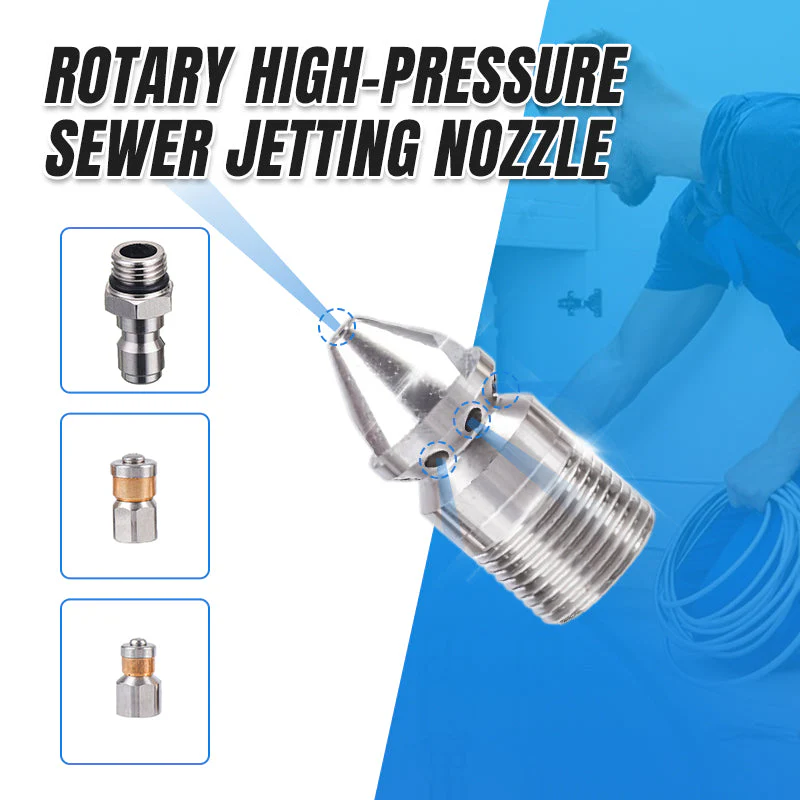 🔥2025 new hot sale🔥Rotary High-Pressure Sewer Jetting Nozzle - Image 2