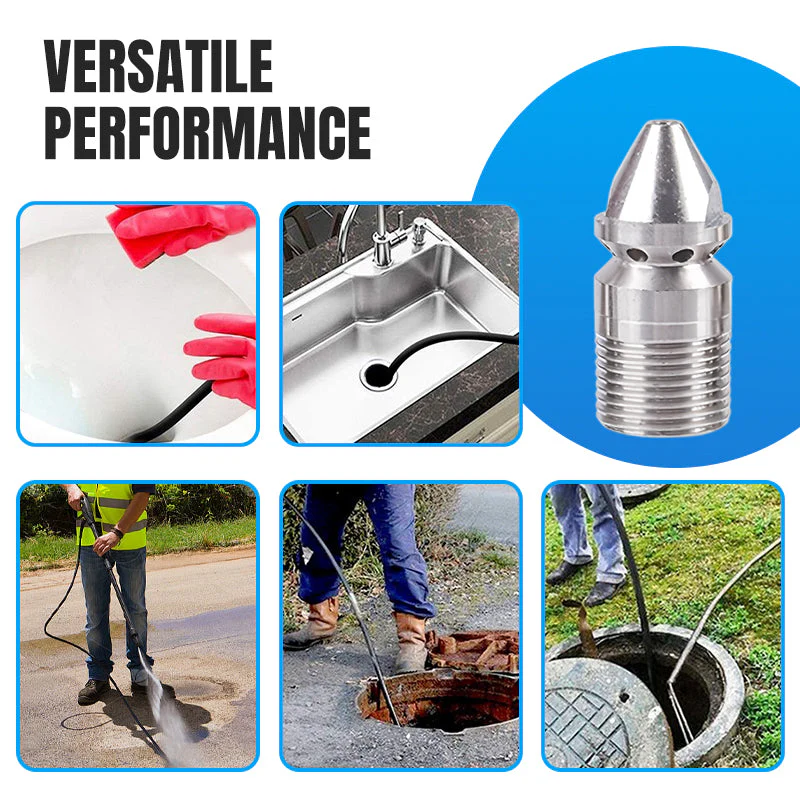 🔥2025 new hot sale🔥Rotary High-Pressure Sewer Jetting Nozzle - Image 6
