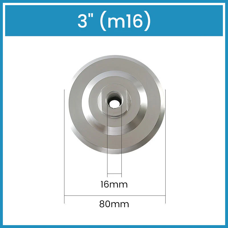 3" 4" 5" Aluminum Backer Pads with Thread for Sanding Polishing - Image 11