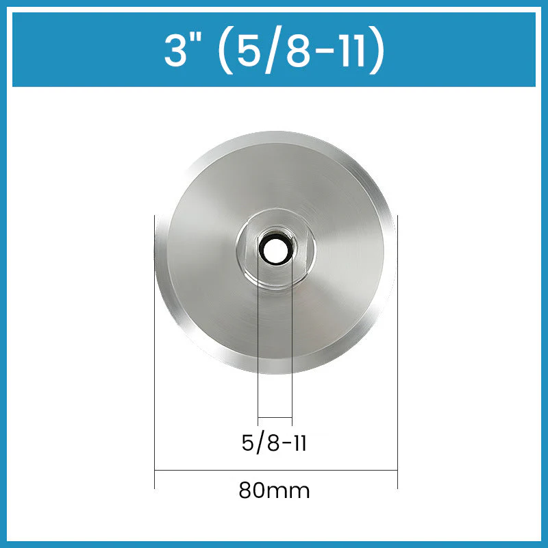 3" 4" 5" Aluminum Backer Pads with Thread for Sanding Polishing - Image 12