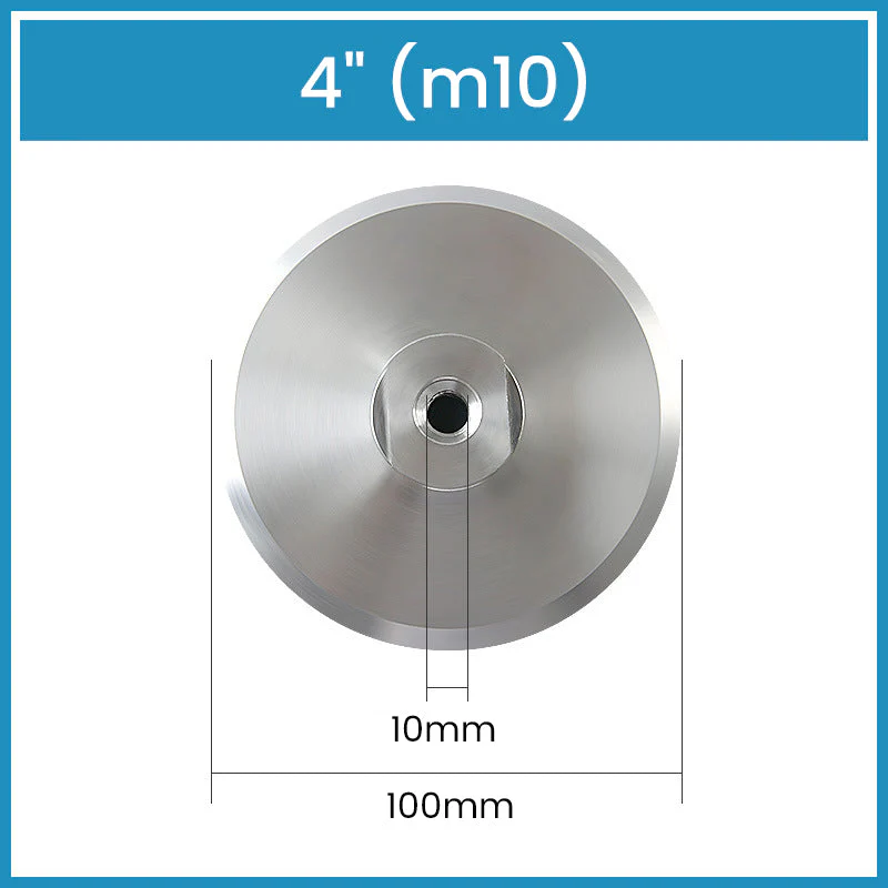 3" 4" 5" Aluminum Backer Pads with Thread for Sanding Polishing - Image 13