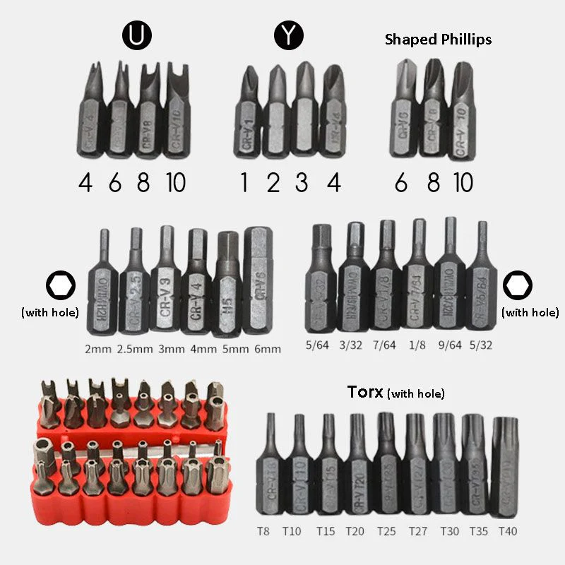 33 PCS Special-shaped Screw Bits Set - Image 8