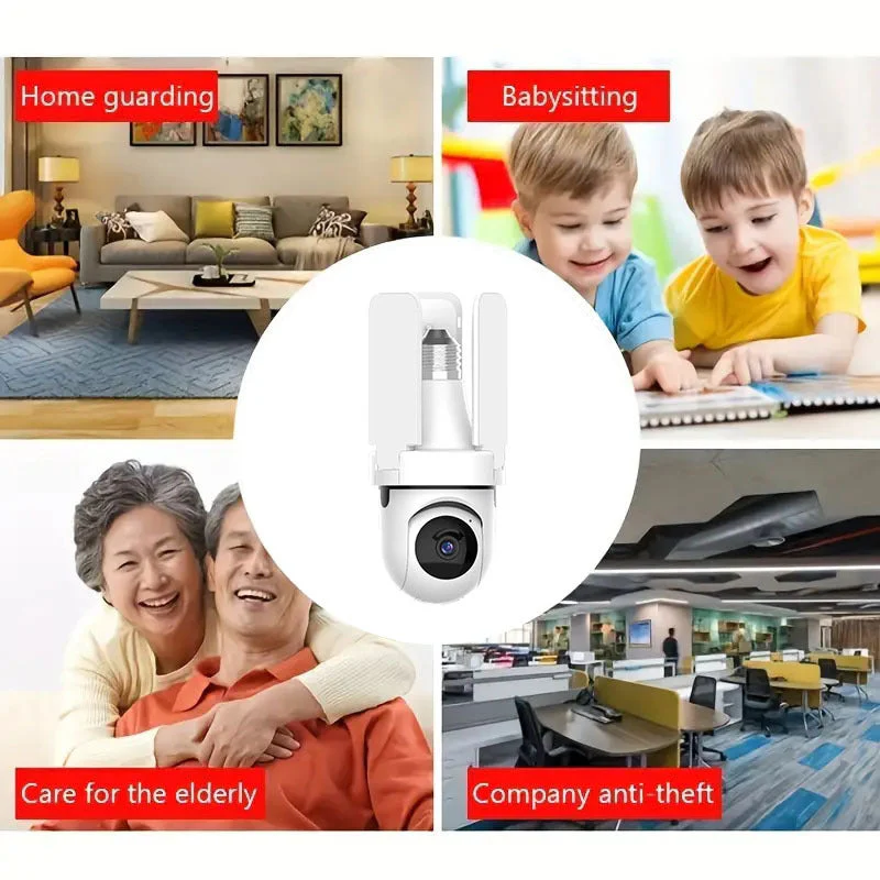 🔥Night Vision Wireless Light Bulb Security Cameras - Image 7