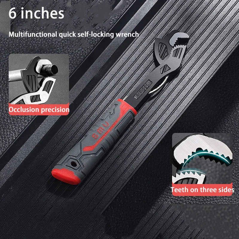Industrial Grade Multifunctional Self-locking Pipe Wrench Tool - Image 8