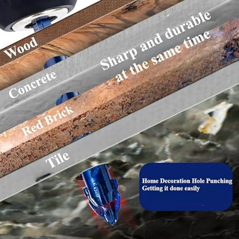 Offset Cutting Edge Tile Drill Bits Set - Image 2