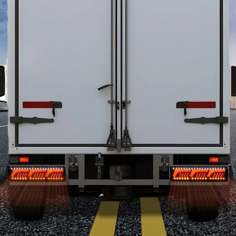 2pcs Bright LED Guide Tail Lights for Trucks - Image 4