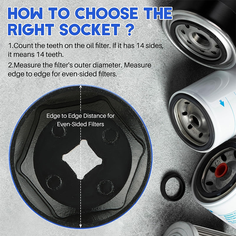 🚘 Limited Time Half Price-10pc Oil Filter Wrench Sleeve Kit - Image 4