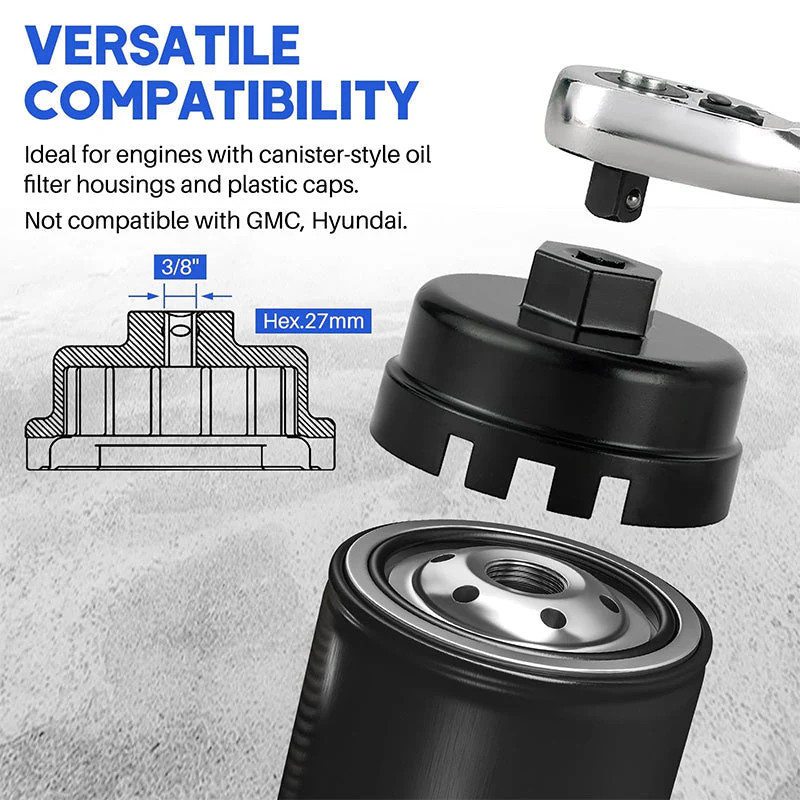 🚘 Limited Time Half Price-10pc Oil Filter Wrench Sleeve Kit - Image 8