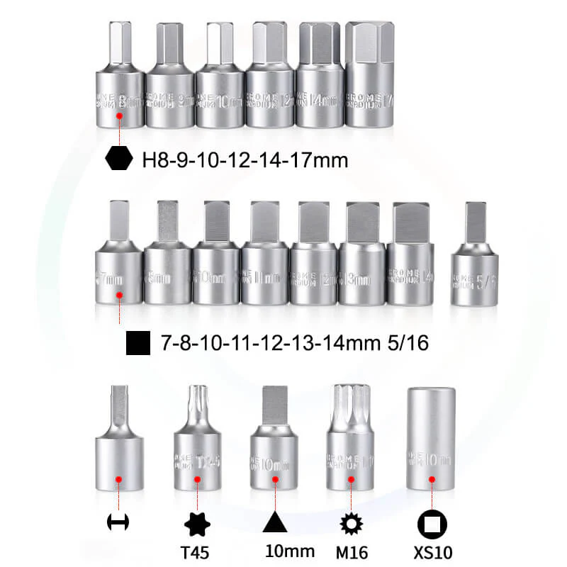 Special Wrench Ratchet Sets Bit Sockets for Automotive Repair - Image 2