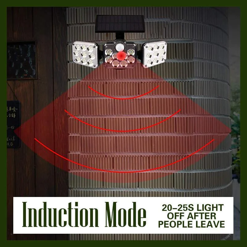 Triple LED Solar Wall Light - Image 6