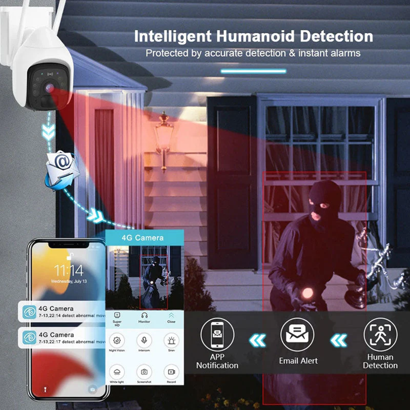 Solar Waterproof Night Vision Outdoor Security Camera - Image 7