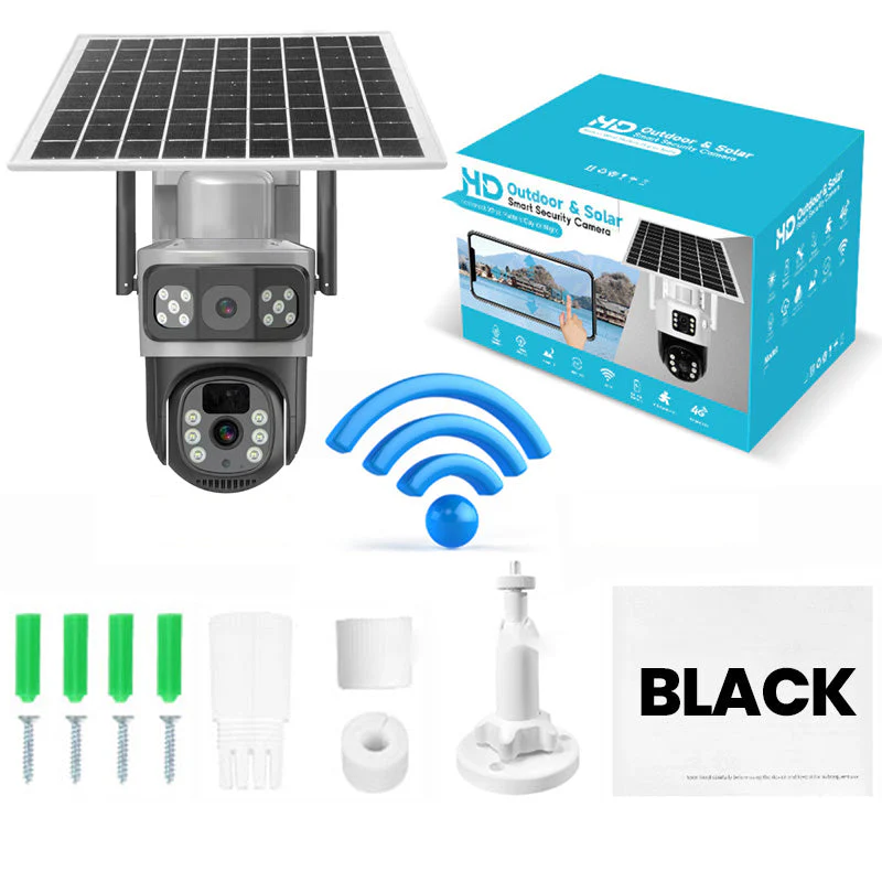 Wireless Outdoor Solar Security Cameras with Dual Lens - Image 10