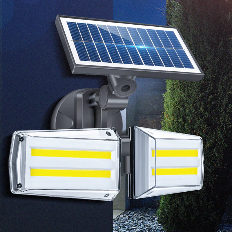 Outdoor Motion Sensor Solar Lights - 2 Adjustable Light Heads - Image 8