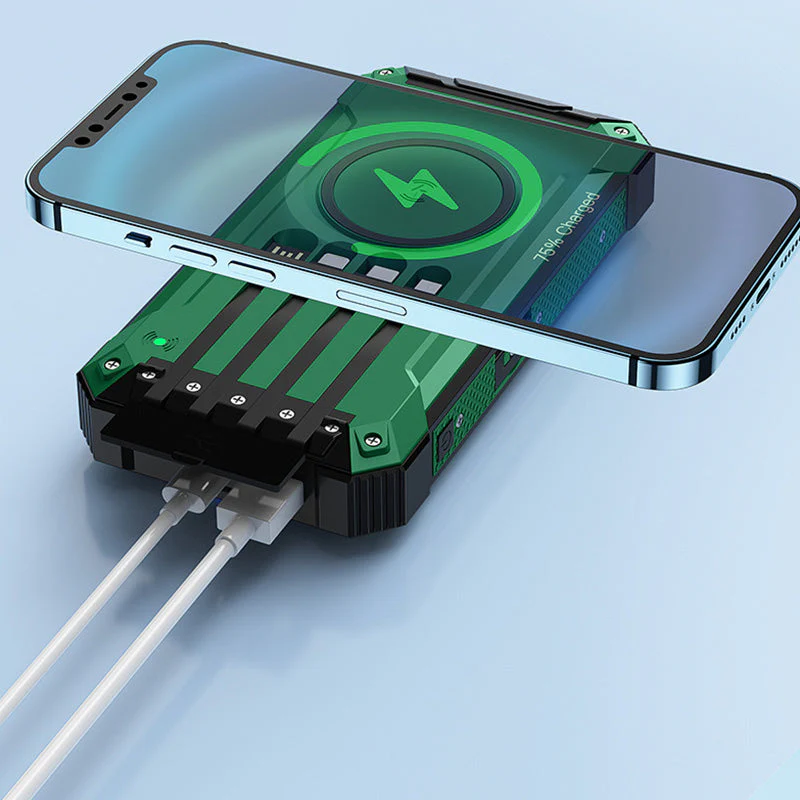 Solar Wireless Portable Power Bank - Image 2