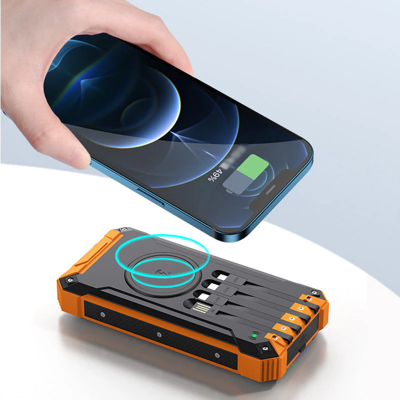Solar Wireless Portable Power Bank - Image 3