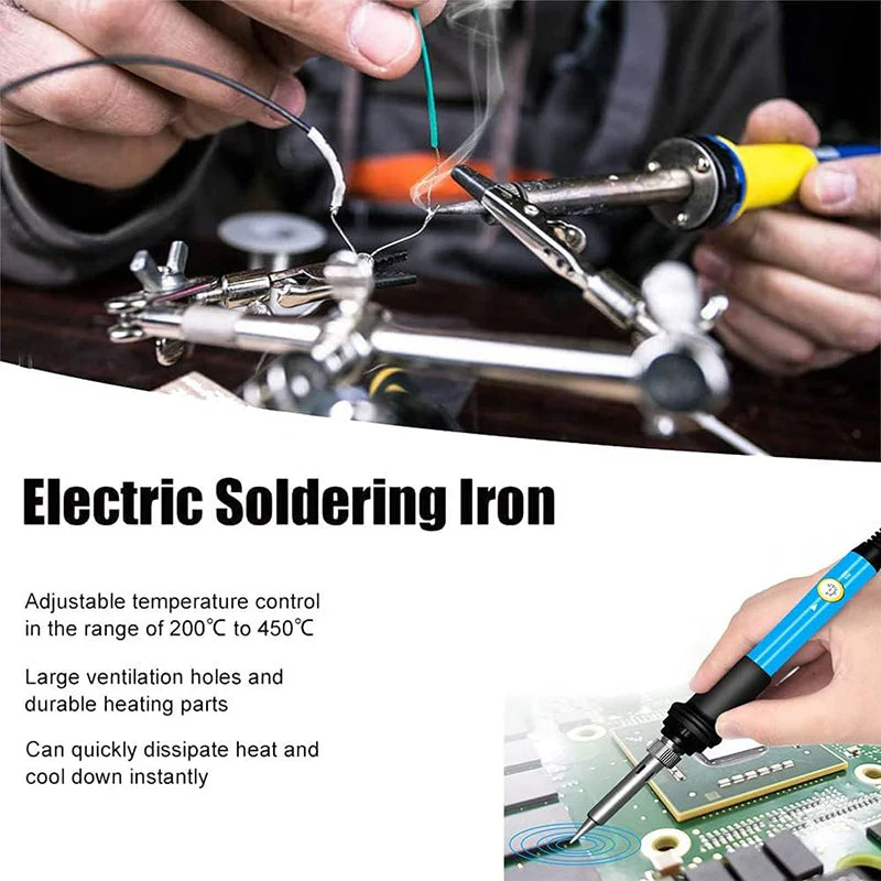 Adjustable Temp Soldering Iron Kit - Image 2