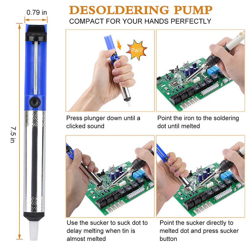 Adjustable Temp Soldering Iron Kit - Image 7
