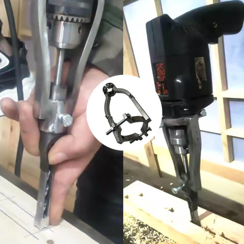 Square hole drill fixing bracket（50%OFF） - Image 9