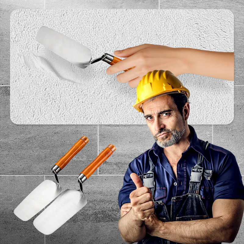 Stainless Steel Plaster Finishing Trowel - Image 5
