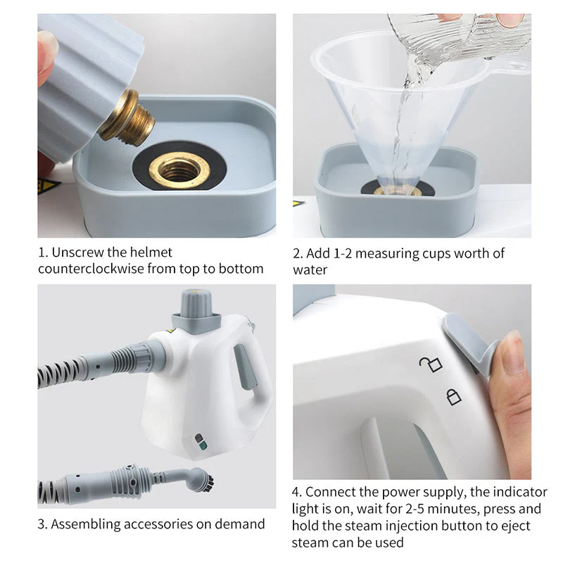 Multipurpose Handheld Steam Cleaner Set for Home 🔥FREE SHIPPING - Image 8