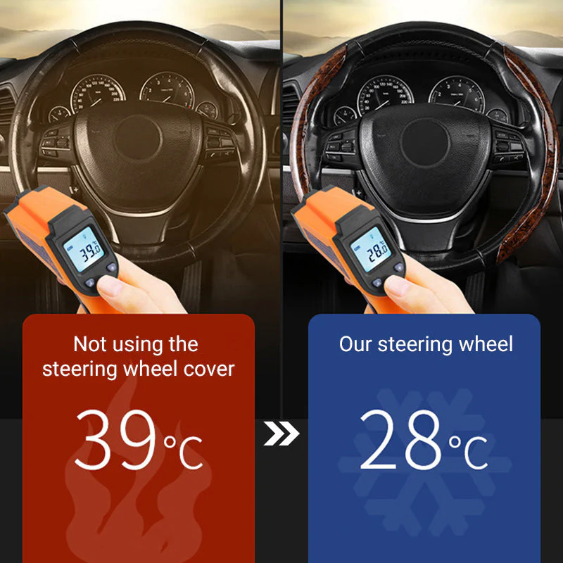 ⏳Limited time half price-🔥Universal anti-slip car steering wheel cover - Image 3