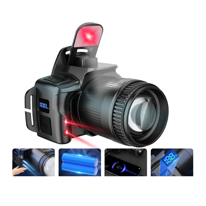 Zoomable LED Headlamp with 6 Modes & Motion Sensor - Image 10