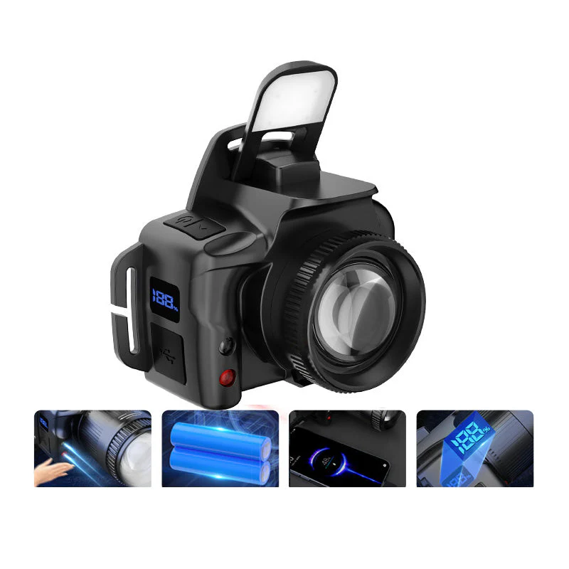 Zoomable LED Headlamp with 6 Modes & Motion Sensor - Image 9