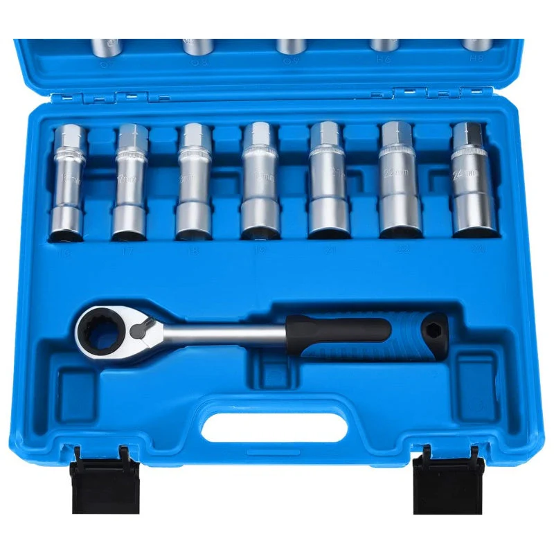 Suspension Shock Absorber Strut Nut Removal Tool Socket 18 PCS Kit - Image 14