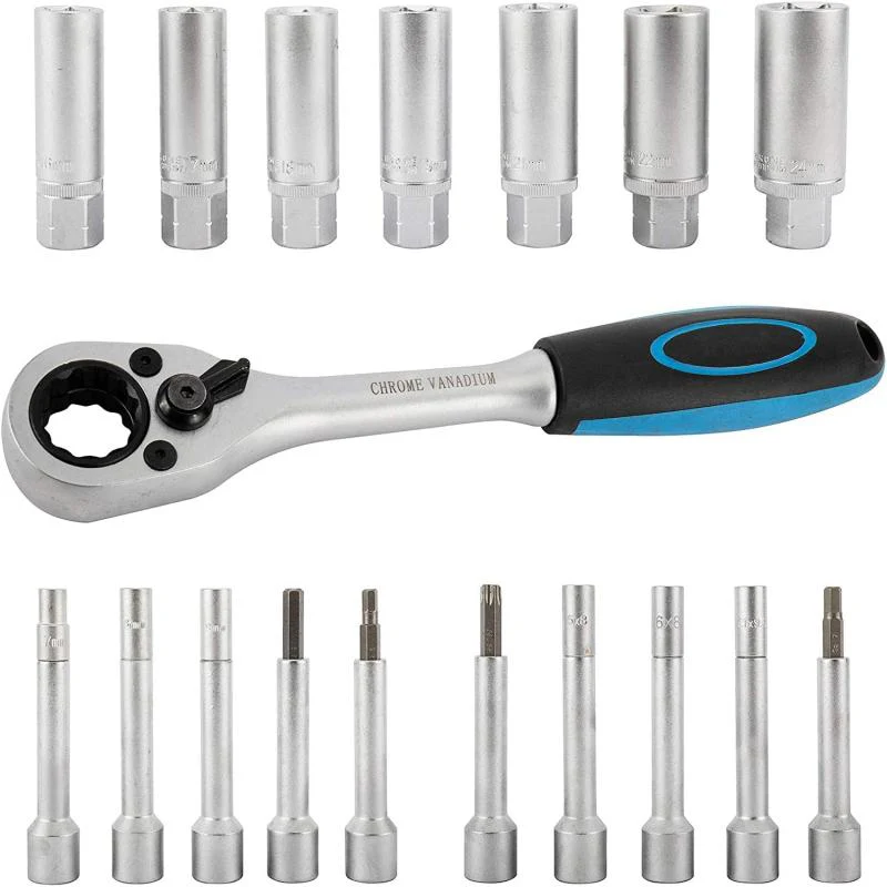Suspension Shock Absorber Strut Nut Removal Tool Socket 18 PCS Kit - Image 4